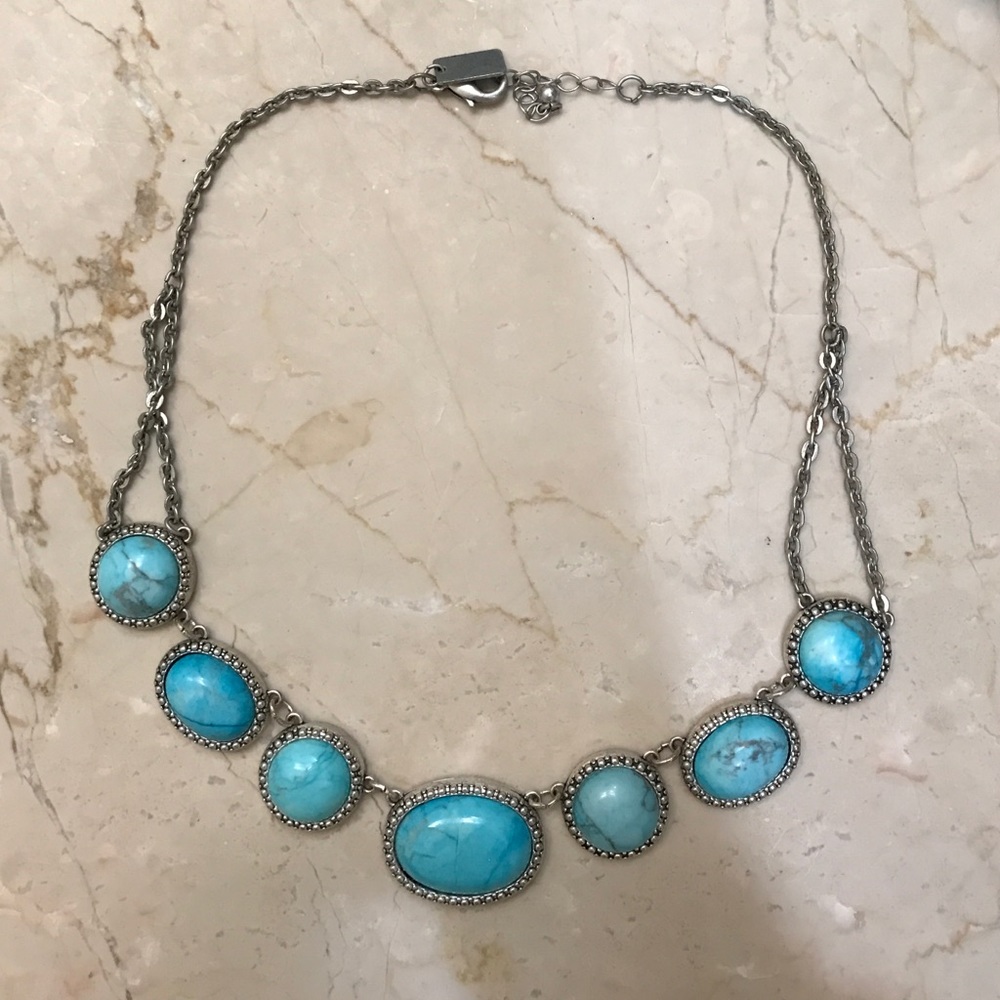 American Eagle turquoise necklace