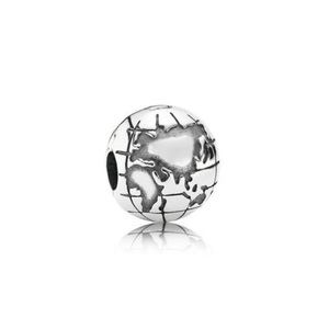 Pandora globe clip charm