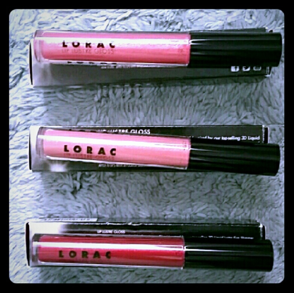 2 HR PRICE DROP- 10$ OFF  3 LORAC lip
