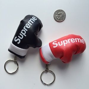 Authentic Supreme Boxing Glove Keychains