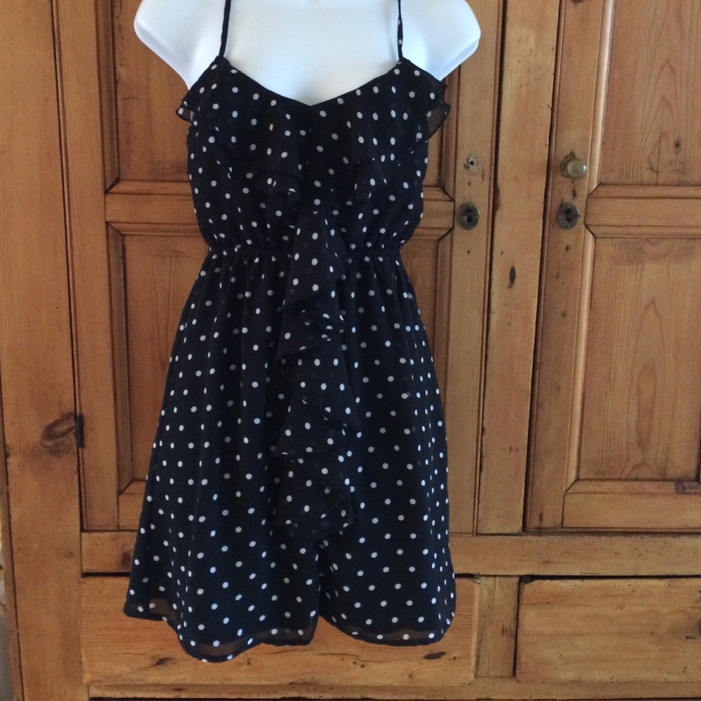Polka Dot Ruffle Sundress