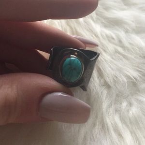 Vintage Adjustable Turquoise Ring