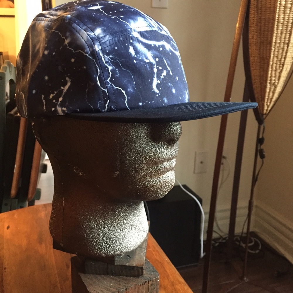 Graphic Lighting 5 Panel Hat 🔥SAMPLE SALE