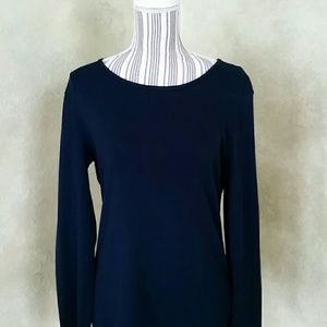 JONES NEW YORK BLUE PULLOVER TOP