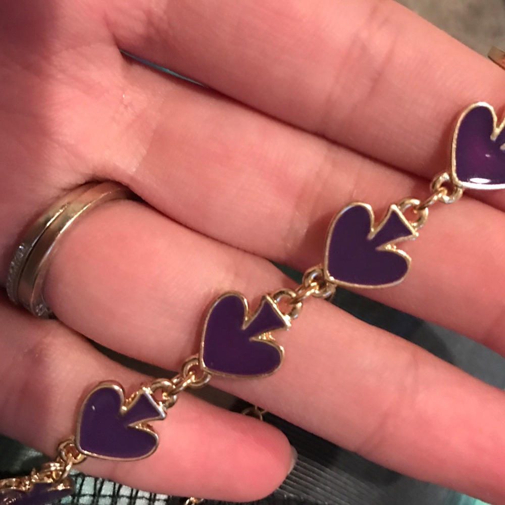 🖤 Kate spade bracelet gold purple green - Picture 3 of 3