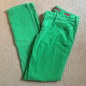 Banana Republic green corduroys