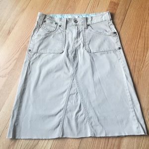 Levi's Jeans khaki skirt size 12