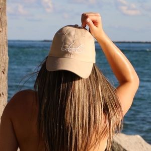 Life goes on beige dad cap