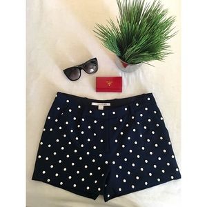 DVF Mother-Of-Pearl-Stud Shorts