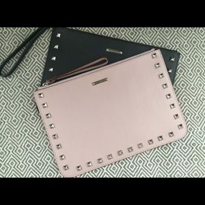 Rebecca Minkoff Studded Wristlet - Blush