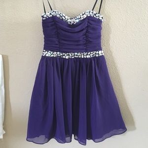 Beautiful purple short dress