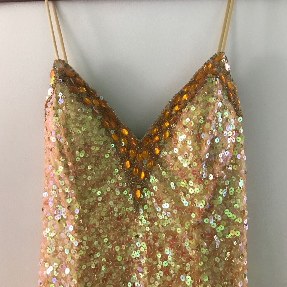 Sparkle gold gown