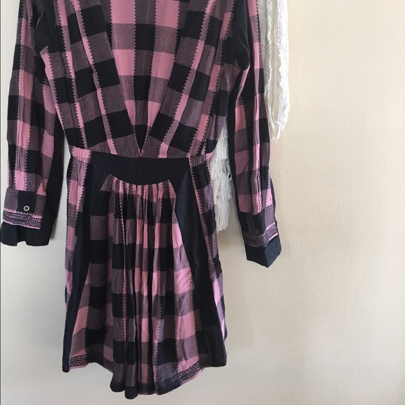 Free People Plaid Dress - Picture 3 of 4