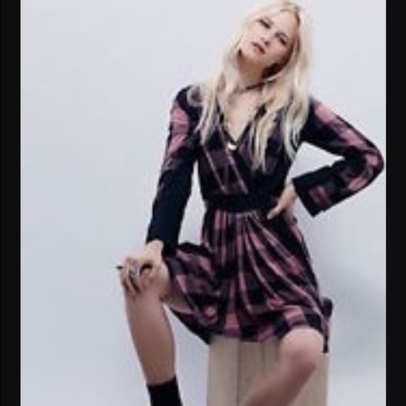 Free People Plaid Dress - Picture 2 of 4