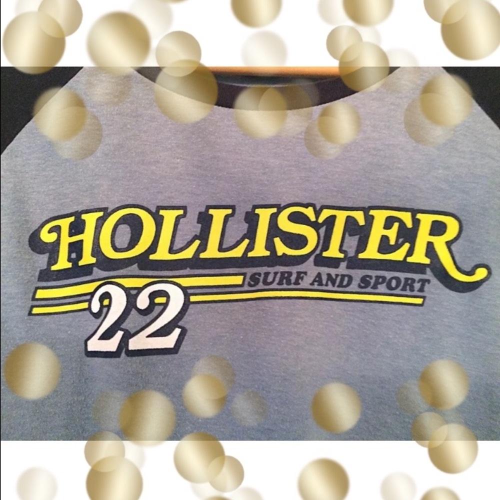Sold Hollister Long Sleeve Raglan Shirt