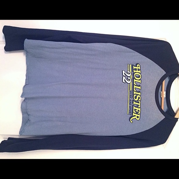 Sold Hollister Long Sleeve Raglan Shirt - Picture 2 of 4
