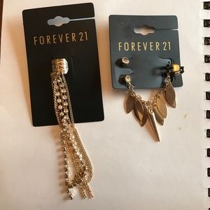 Ear ring/cuff 2 pair