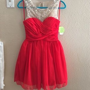 Beautiful short red dress