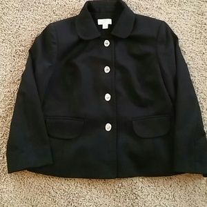 Ann Taylor Loft Size 8 Lined Black Blazer