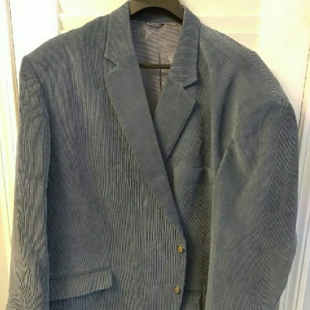 Mens Gray Corduroy sports coat size 64