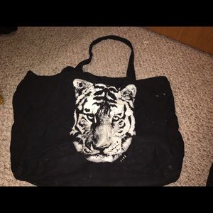 Victoria secrets pink tiger tote bag