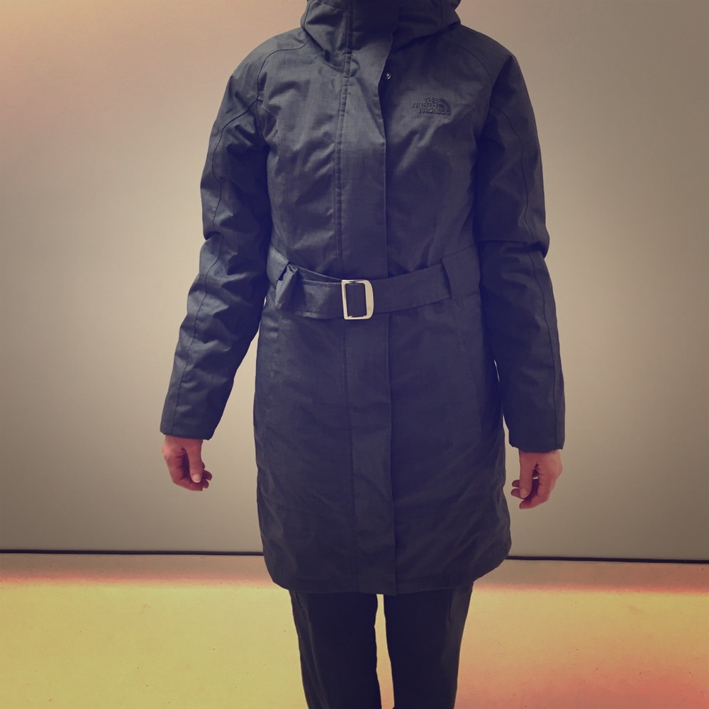 The North face trench coat