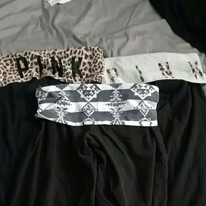 3 PINK Long Yoga Pants