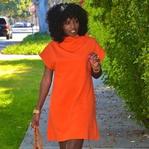 Isabella Oliver Orange Women's Dress/Tunic Size 8