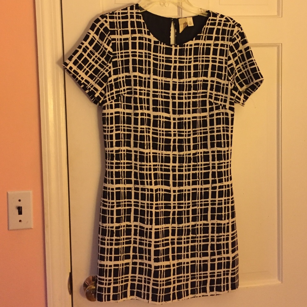 Black and white romper/skort