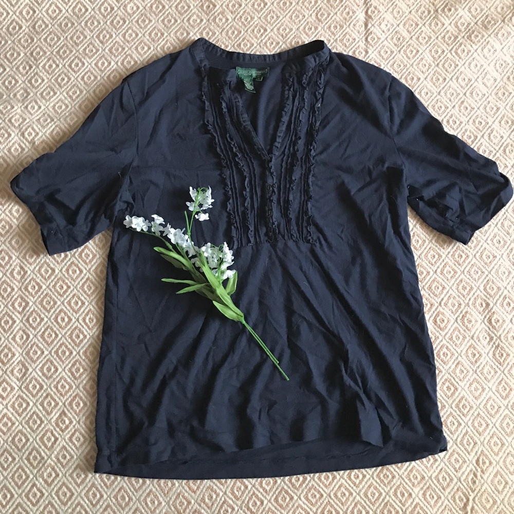 Ralph Lauren ruffle blouse