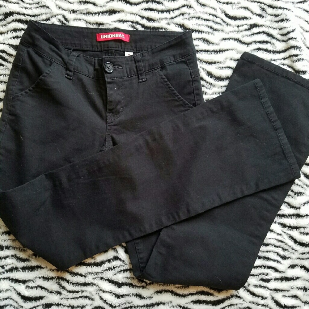 Black Union Bay pants