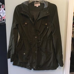 Army green Merona water resistant jacket