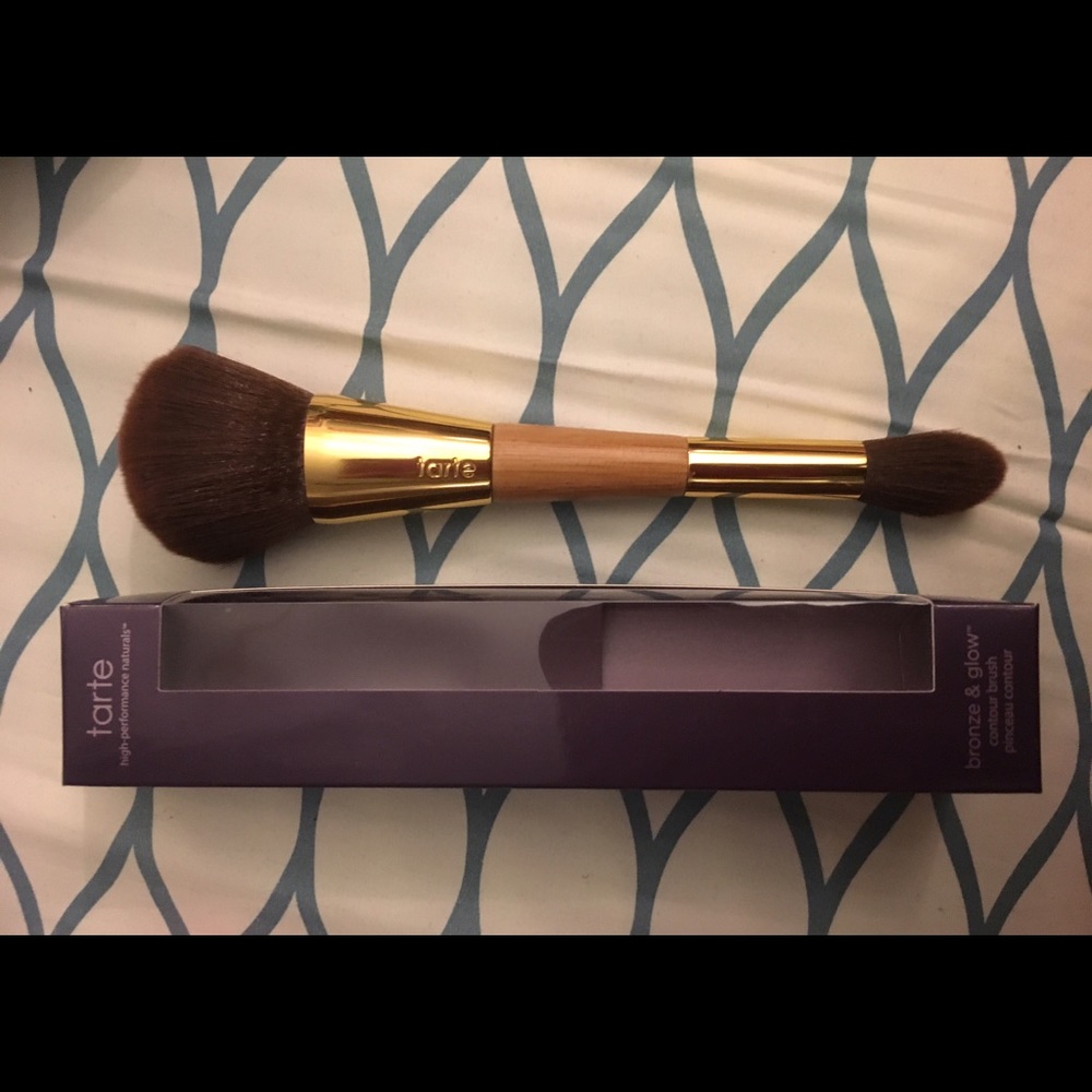 Tarte double ended bronzer & contour brush