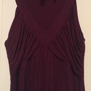 Calvin Klein beautiful jersey maroon purple dress