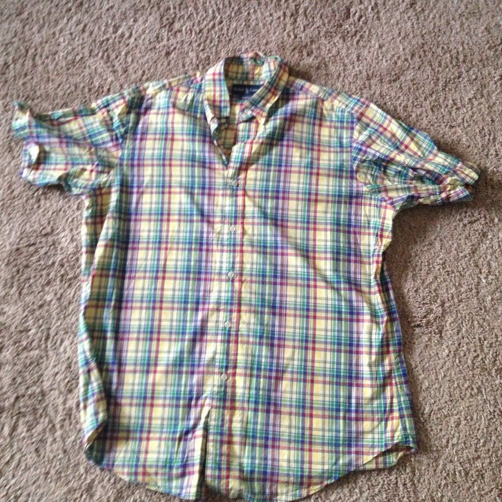 Plaid Ralph Lauren button down