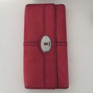 Fossil wallet; Marlow flp clutch