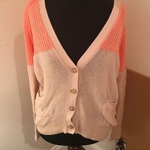 American Eagle Two color block Cardigan