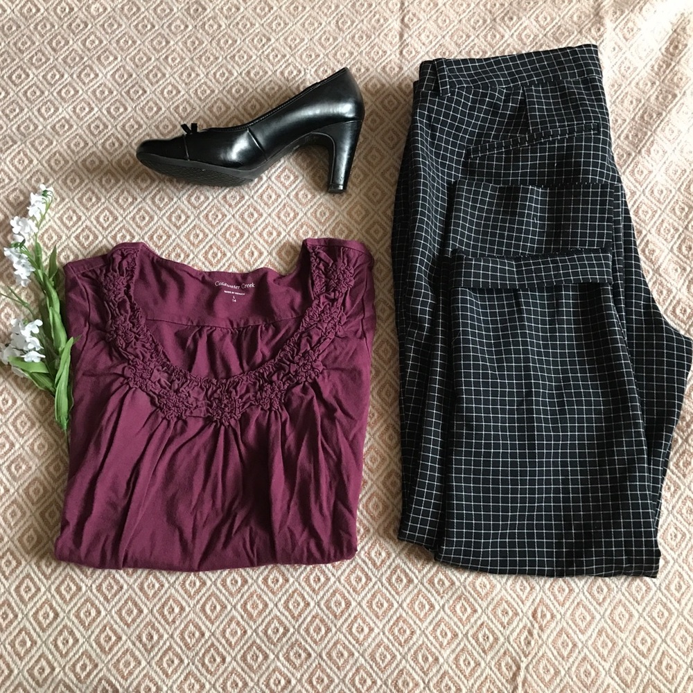 Plum blouse