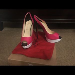 Christian Louboutin sling backs