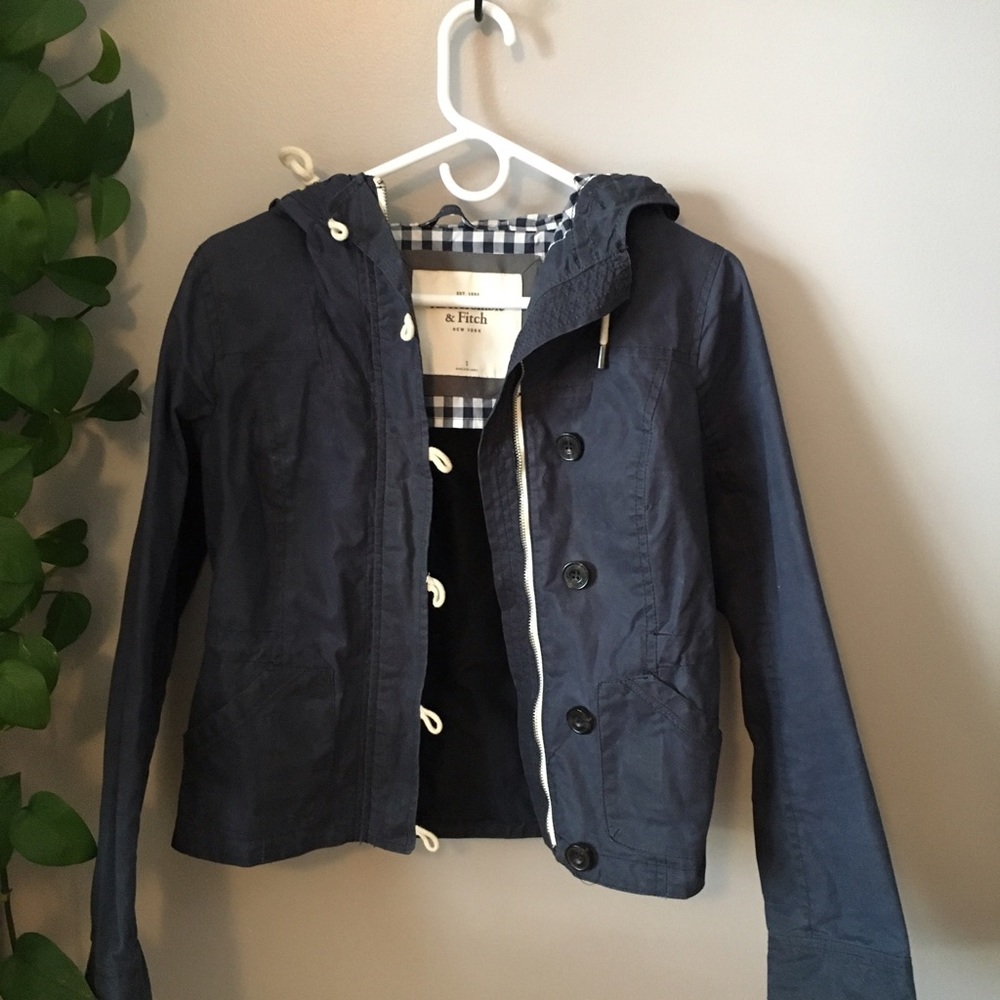 Abercrombie rain coat