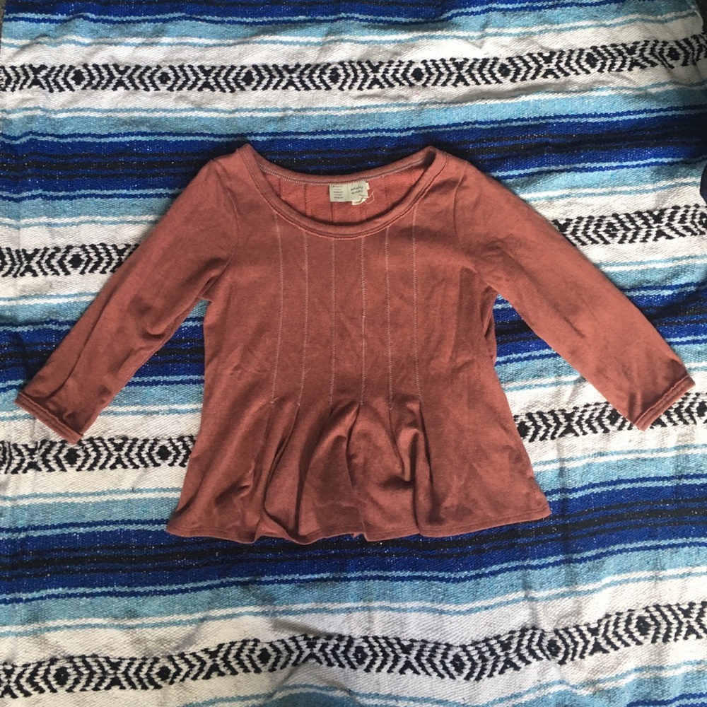 It's thick sweater, cute with most pants.