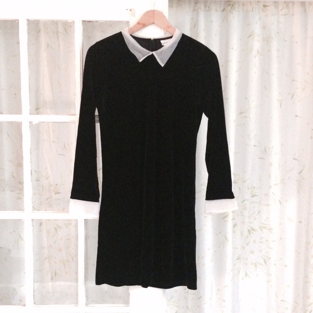 Velvety dress - very 90s - stretchy