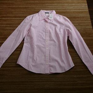 J. Crew Pink Button Up S