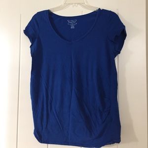 Royal blue maternity T.