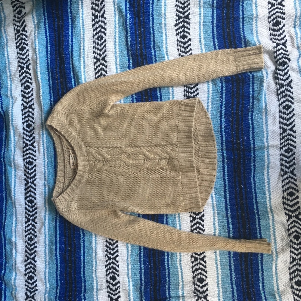 Tan sweater