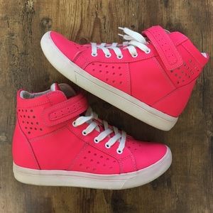 Aldo Neon Pink High Tops