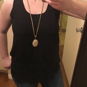 Ann Taylor LOFT black tank top