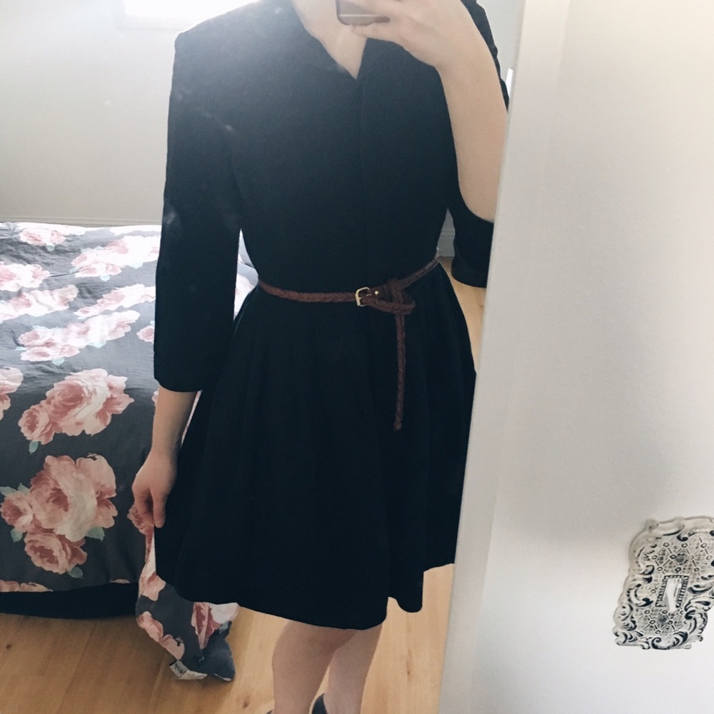 ❕Black Pleated Dress❕