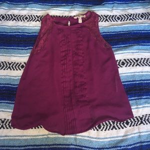 Dark pink blouse