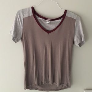 two toned tee